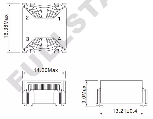 Mount Surfact Inductor Chil Cooke 1mH ar gyfer PCB