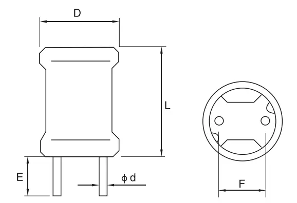 Cyfres LHR1016 Inductor Choke Coil Inductance Uchel